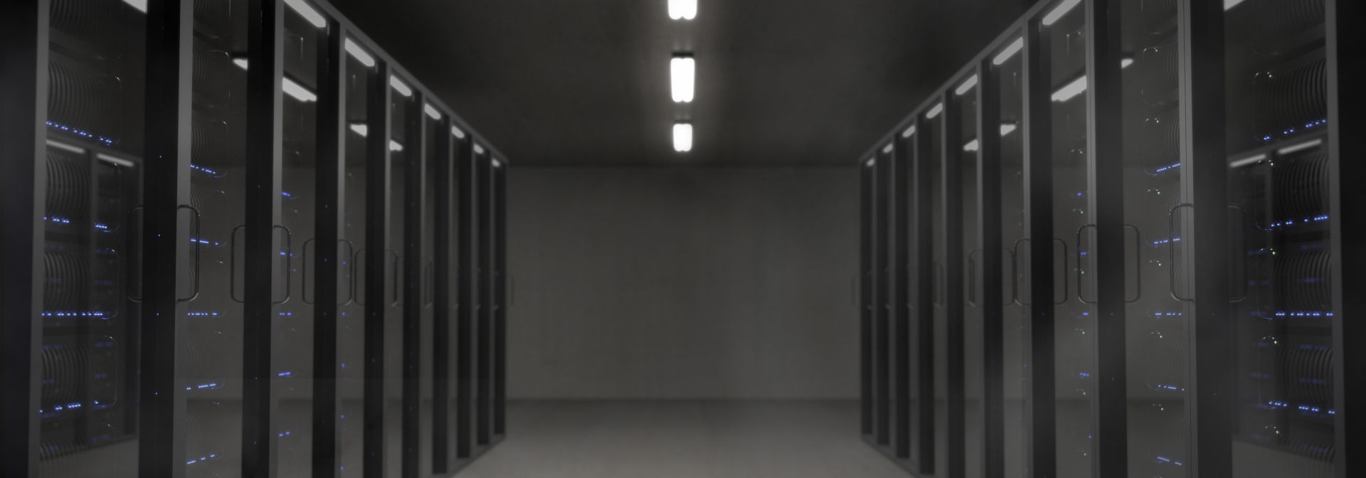 Serverracks im Rechenzentrum